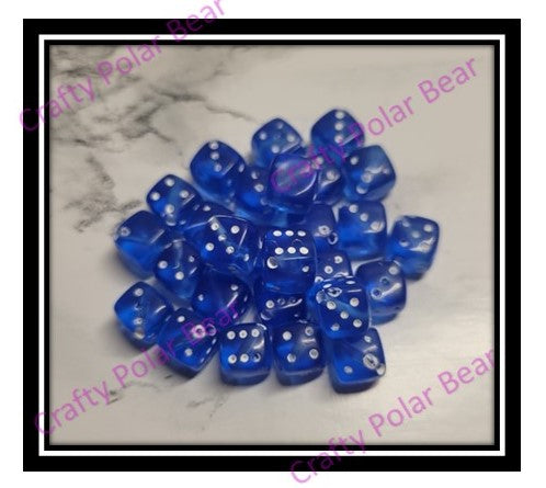 Wine Glass Charm Ring Dice Design