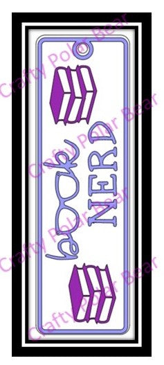 Bookmarker Acrylic or Faux Leather Personalized