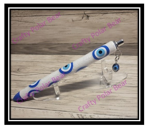 Glittered Multi-Colored Ink Pen Personalized