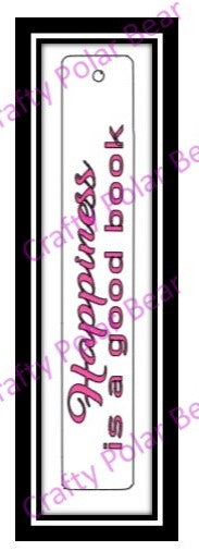 Bookmarker Acrylic or Faux Leather Personalized