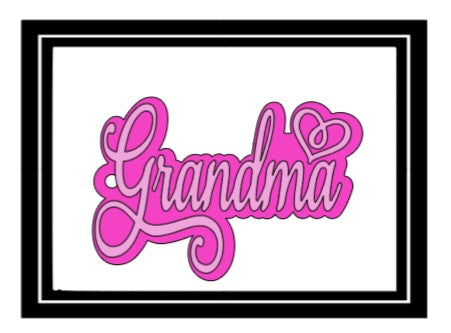 Acrylic Personalized Keychain - Words