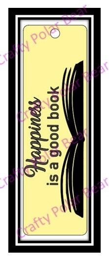 Bookmarker Acrylic or Faux Leather Personalized