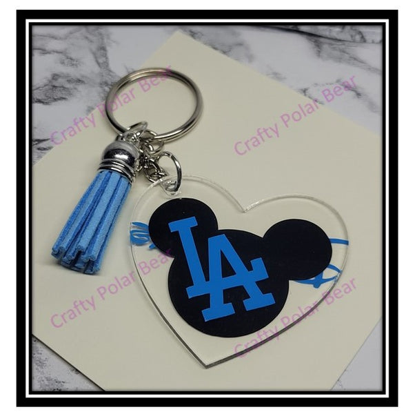 Acrylic Personalized Keychain - Shapes