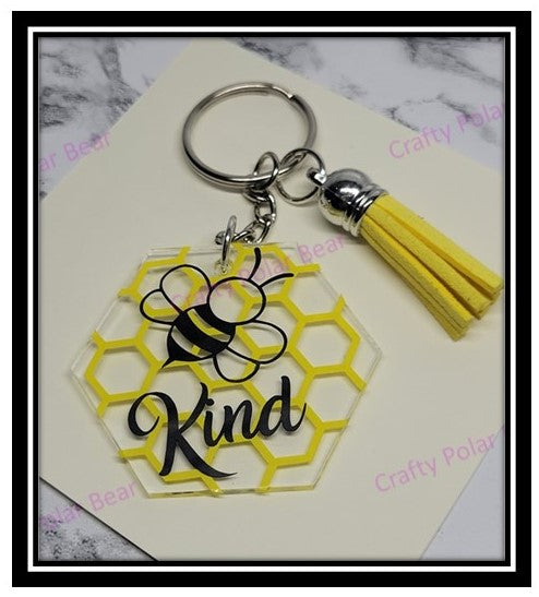 Acrylic Personalized Keychain - Shapes