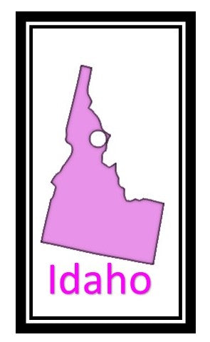 Acrylic Personalized Keychain - States