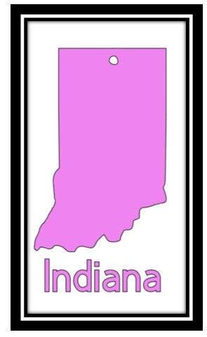 Acrylic Personalized Keychain - States