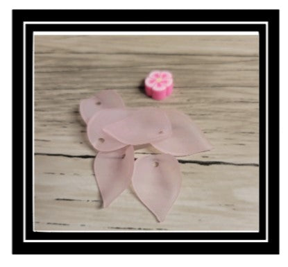 Keychain Colorful Flower Design