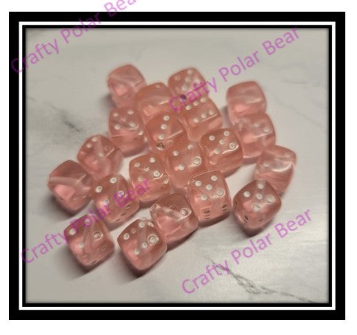 Wine Glass Charm Ring Dice Design