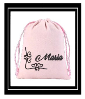 Bridal Party Velvet Drawstring Pouch