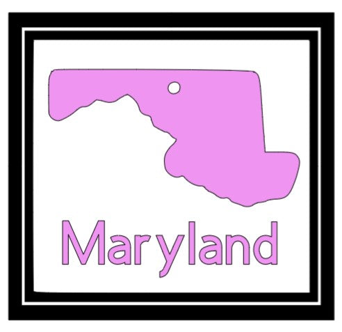 Acrylic Personalized Keychain - States