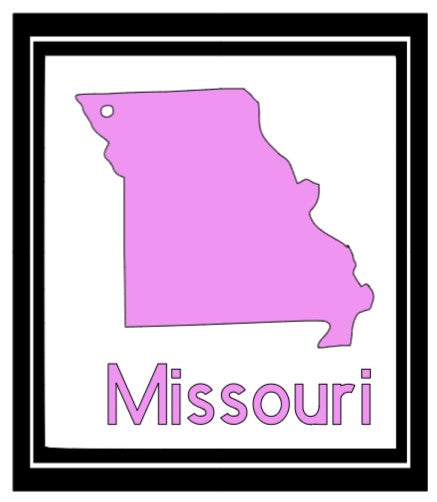 Acrylic Personalized Keychain - States