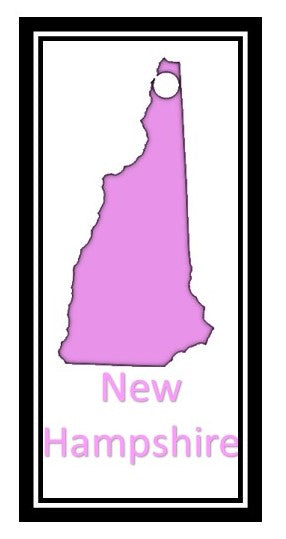 Acrylic Personalized Keychain - States