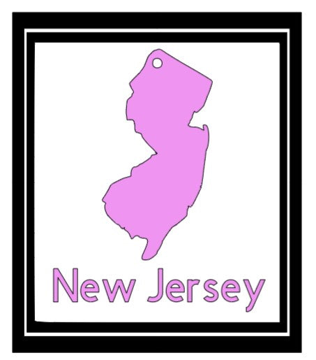 Acrylic Personalized Keychain - States