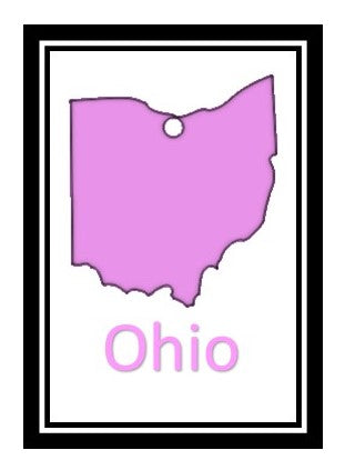 Acrylic Personalized Keychain - States