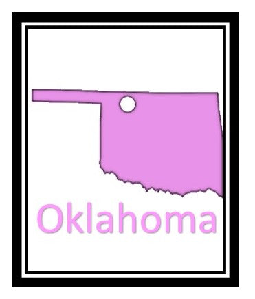 Acrylic Personalized Keychain - States