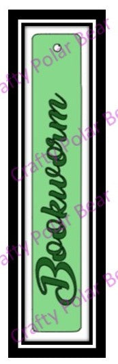 Bookmarker Acrylic or Faux Leather Personalized