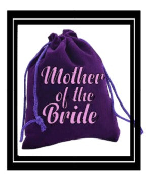 Bridal Party Velvet Drawstring Pouch