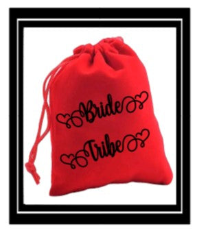 Bridal Party Velvet Drawstring Pouch