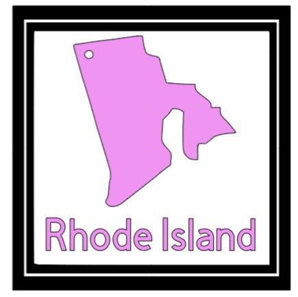 Acrylic Personalized Keychain - States
