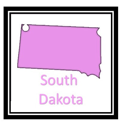 Acrylic Personalized Keychain - States
