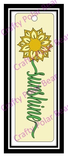 Bookmarker Acrylic or Faux Leather Personalized