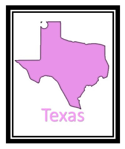 Acrylic Personalized Keychain - States