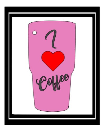 Acrylic Personalized Keychain - Food & Beverages