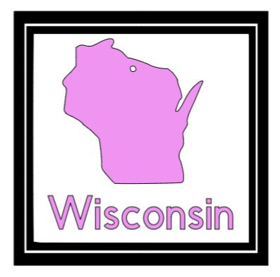 Acrylic Personalized Keychain - States