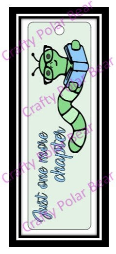 Bookmarker Acrylic or Faux Leather Personalized