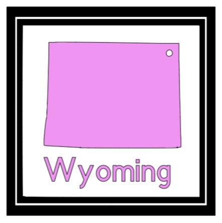 Acrylic Personalized Keychain - States